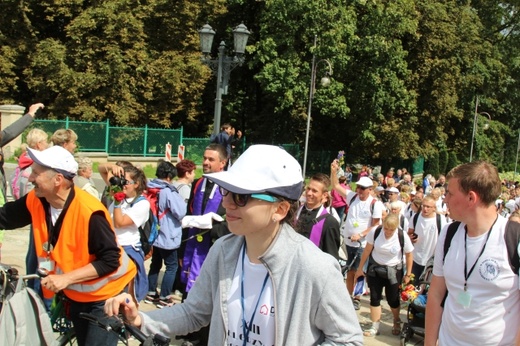 Powitanie 15. Pieszej Pielgrzymki Czechowickiej na Jasnej Górze