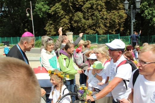 Powitanie 15. Pieszej Pielgrzymki Czechowickiej na Jasnej Górze