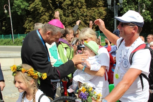 Powitanie 15. Pieszej Pielgrzymki Czechowickiej na Jasnej Górze