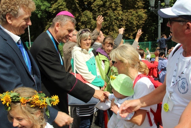 Powitanie 15. Pieszej Pielgrzymki Czechowickiej na Jasnej Górze