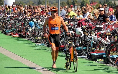 Zawody triatlonowe w Kraśniku
