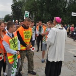 Wejście 34. Pieszej Pielgrzymki na Jasną Górę