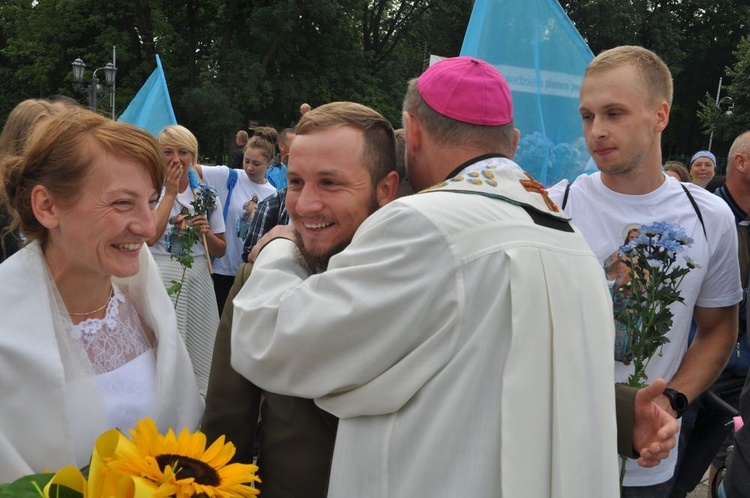 Wejście 34. Pieszej Pielgrzymki na Jasną Górę