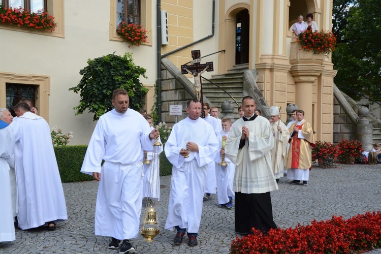 Pielgrzymkowa Eucharystia w Kamieniu Śl.