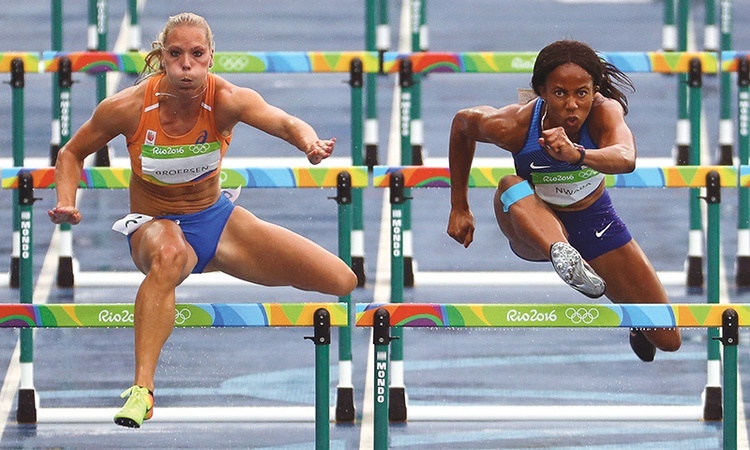 Igrzyska olimpijskie. Wyścig kobiet na 100 metrów z przeszkodami. 12.08.2016. Rio de Janeiro