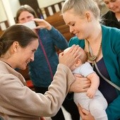 11 sierpnia 2016 roku. Mary Wagner podczas spotkania w kościele  pw. Macierzyństwa NMP we Wrocławiu.