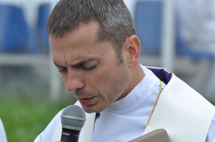 Msza św. w Żarnowcu
