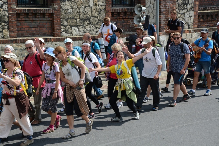 Pielgrzymi w gościnie w Strzelcach Opolskich