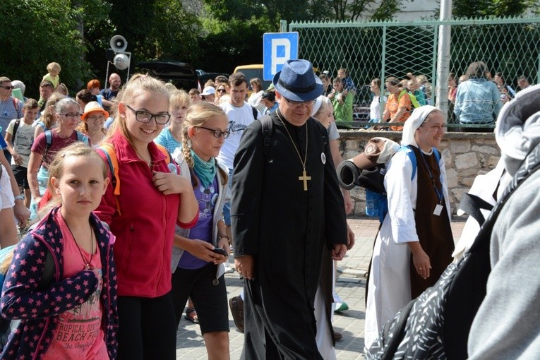Pielgrzymi w gościnie w Strzelcach Opolskich