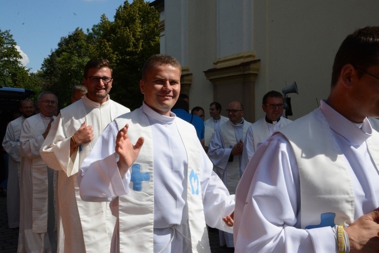 Pielgrzymi w gościnie w Strzelcach Opolskich