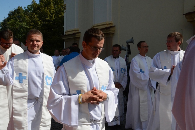 Pielgrzymi w gościnie w Strzelcach Opolskich