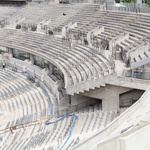 Stadion Śląski rok przed otwarciem