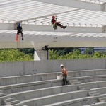 Stadion Śląski rok przed otwarciem