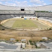 Stadion Śląski rok przed otwarciem