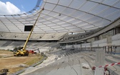 Stadion Śląski rok przed otwarciem