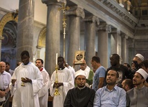 Nabożeństwo z udziałem muzułmanów w rzymskim kościele Santa Maria Trastevere, 31 lipca 2016.