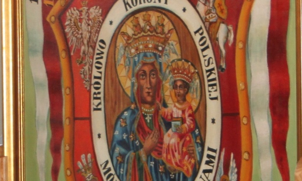 Maryja z Barkowa na znaczku