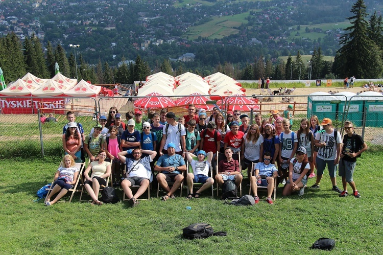 Wakacje w widokiem na Giewont