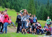 Wakacje w widokiem na Giewont