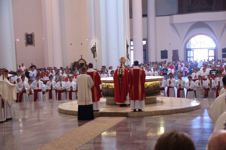 Powakacyjna pielgrzymka ministrantów archidiecezji katowickiej (27 sierpnia 2016).