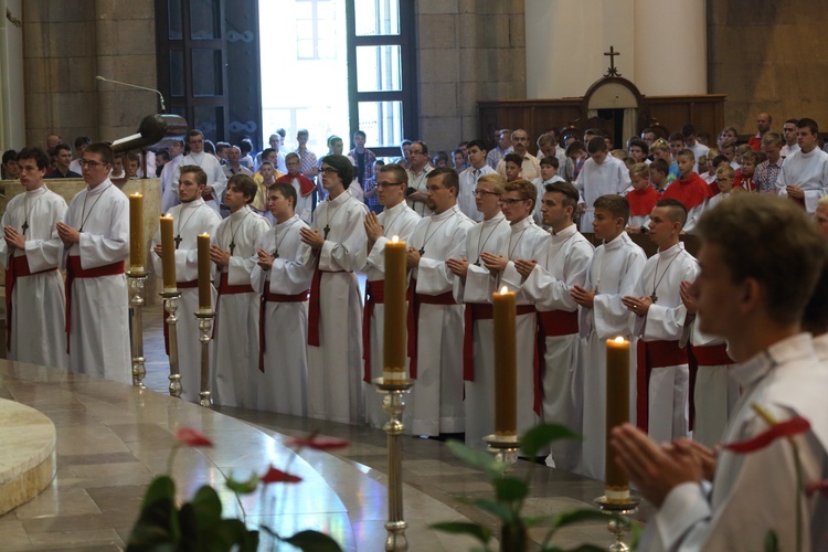 Powakacyjna pielgrzymka ministrantów archidiecezji katowickiej (27 sierpnia 2016).