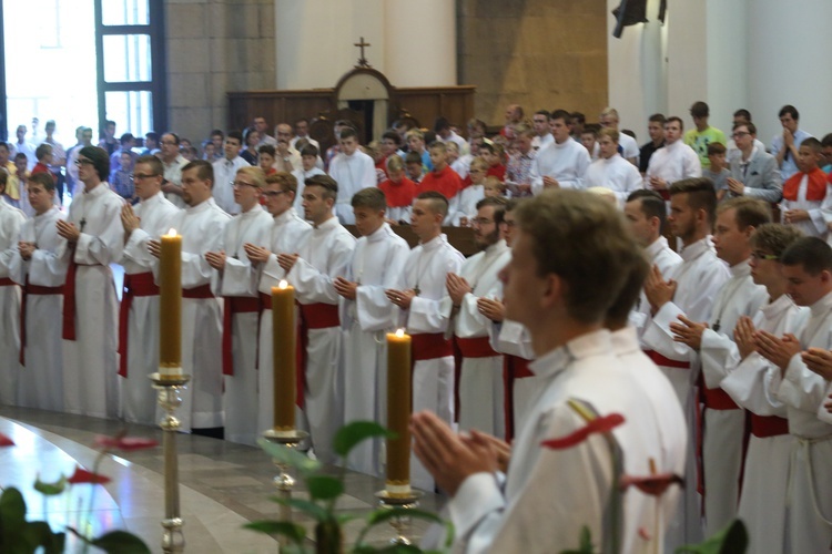 Powakacyjna pielgrzymka ministrantów archidiecezji katowickiej (27 sierpnia 2016).