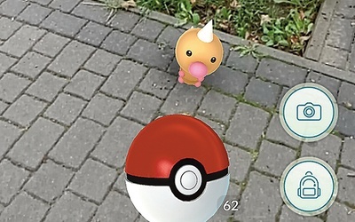 Pokémon na cmentarzu.