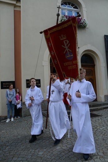 Ministrancka pielgrzymka na Górę św. Anny