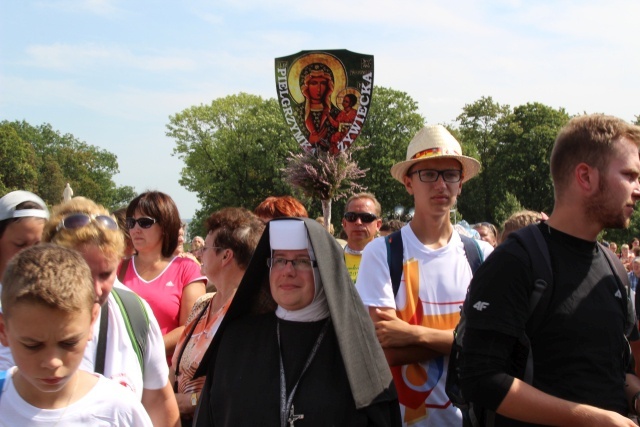 Powitanie pielgrzymki żywieckiej na Jasnej Górze - 2016