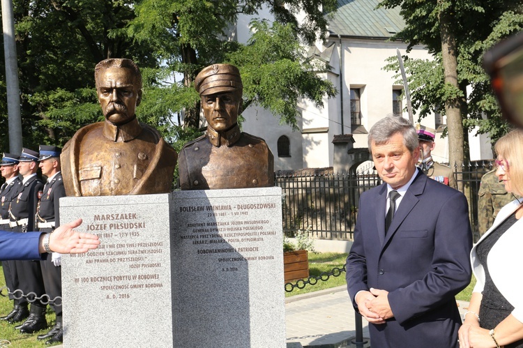 Piłsudski i Wieniawa w Bobowej