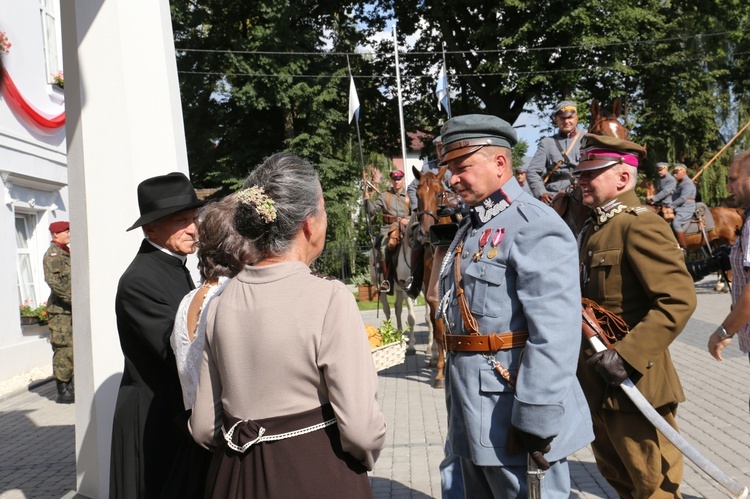 Piłsudski i Wieniawa w Bobowej