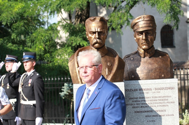 Piłsudski i Wieniawa w Bobowej