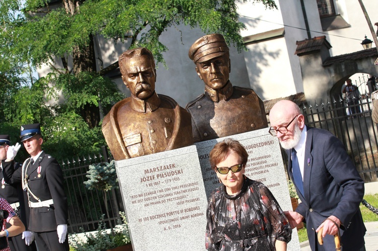 Piłsudski i Wieniawa w Bobowej