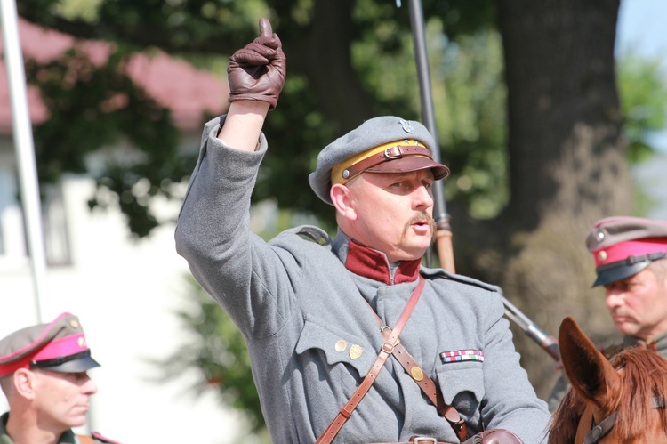 Piłsudski i Wieniawa w Bobowej