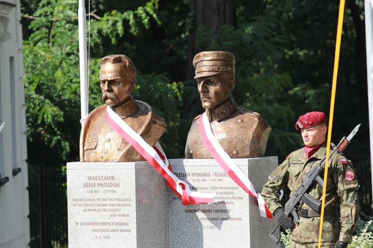 Piłsudski i Wieniawa w Bobowej