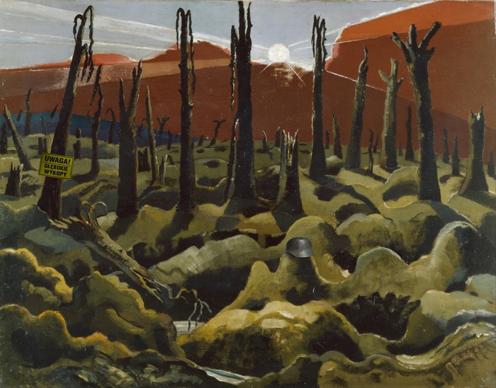 Tworzymy nowy świat, 1918 r., Imperial War Museum, Londyn, Paul Nash (1892-1946)