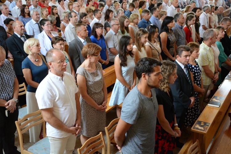 Dziękczynienie srebrnych jubilatów małżeńskich