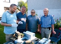 Od lewej: Wojciech Olejniczak, Józef Wilczek, ks. Marek Sobotta oraz Bertold Lepich.