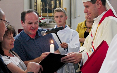 ▲	Edyta i Arkadiusz Zielińscy zostali nową parą rejonową Domowego Kościoła.