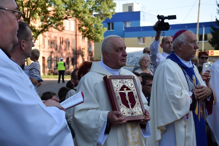 Powitanie ikony MB Częstochowskiej w parafii Wniebowstąpienia Pańskiego w Żyrardowie