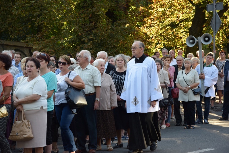 Powitanie ikony MB Częstochowskiej w parafii Wniebowstąpienia Pańskiego w Żyrardowie