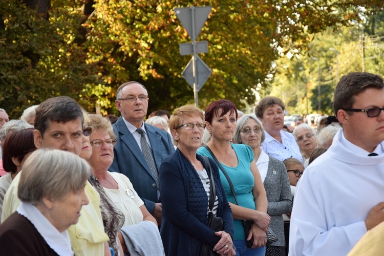 Powitanie ikony MB Częstochowskiej w parafii Wniebowstąpienia Pańskiego w Żyrardowie