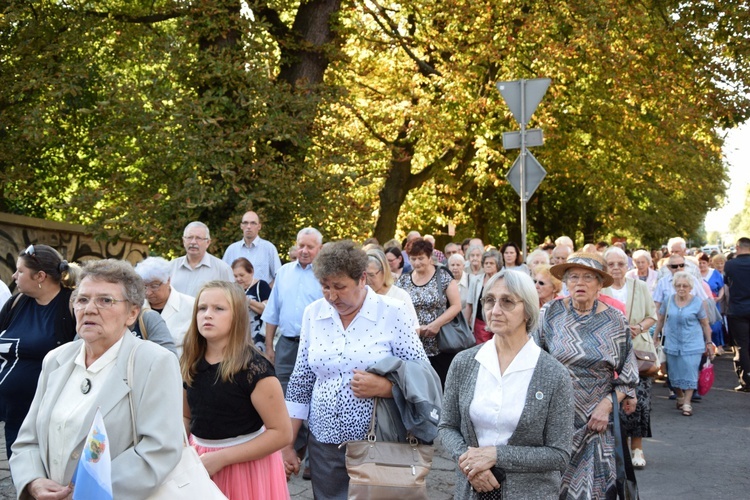 Powitanie ikony MB Częstochowskiej w parafii Wniebowstąpienia Pańskiego w Żyrardowie