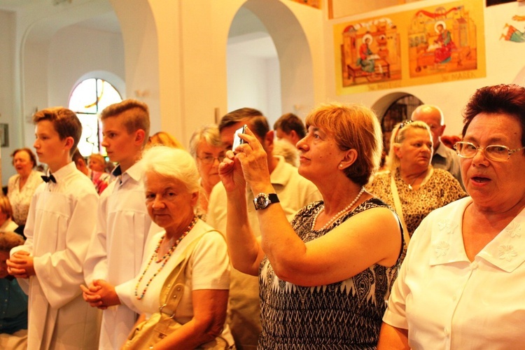 Powitanie ikony MB Częstochowskiej w Jaktorowie