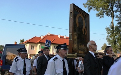 Powitanie ikony MB Częstochowskiej w Jaktorowie