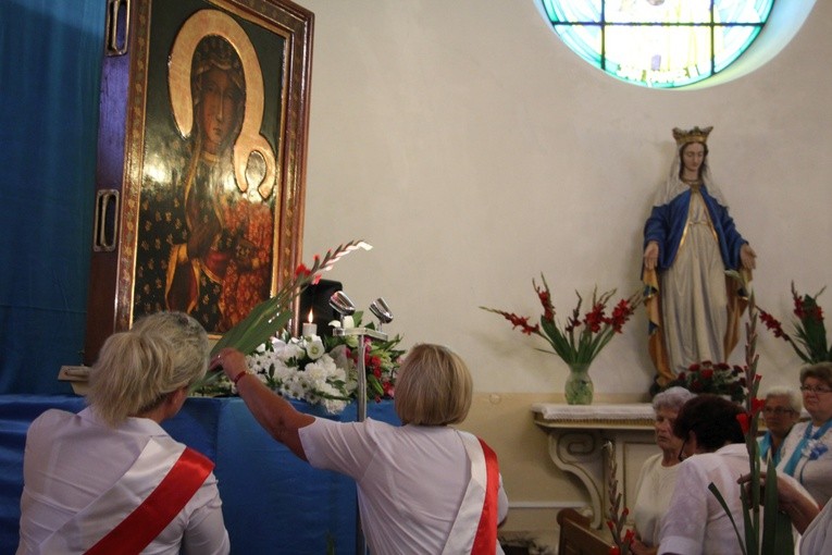 Powitanie ikony MB Częstochowskiej w Baranowie