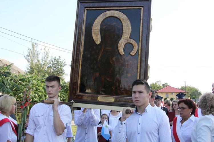 Powitanie ikony MB Częstochowskiej w Baranowie