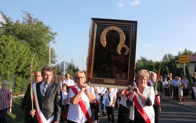 Powitanie ikony MB Częstochowskiej w Baranowie