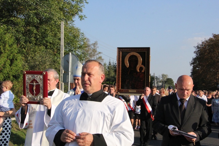 Powitanie ikony MB Częstochowskiej w Baranowie