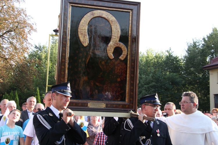 Powitanie ikony MB Częstochowskiej w Baranowie